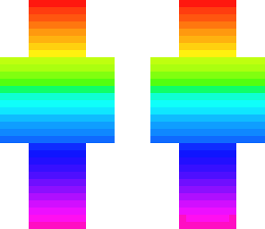 rainbow skin