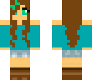 edited skin brown hair