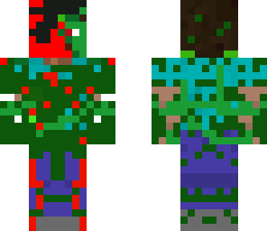 scary zombie steve
