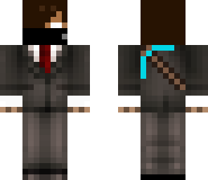ninja herobrine with suit