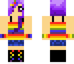 rainbow girl