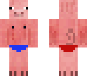 piggy in a speedo