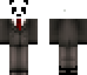 panda in a suit