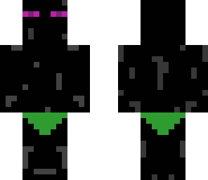 enderman in green speedo