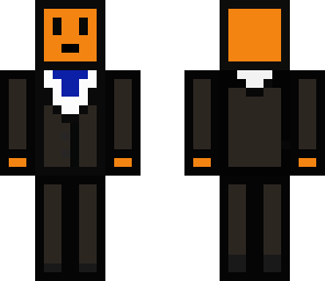orange guy in a suit
