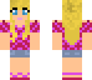 trippy summer girl blonde