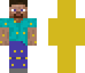 yellow paint covered steve