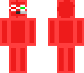 3d red slime playing