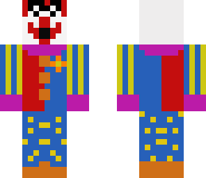 clown with flower