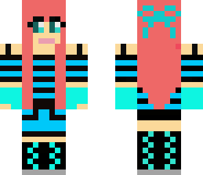 blue chick blue and pink headphones