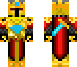 awesome golden cool knight