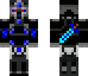 the blue and black night