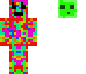rainbow colomatic slime dude