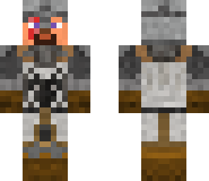 guard with scar