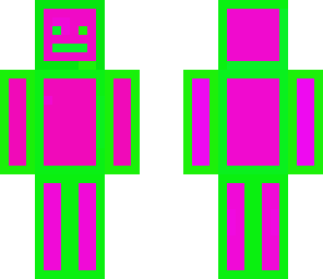 green and purple