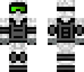 white camo soldier