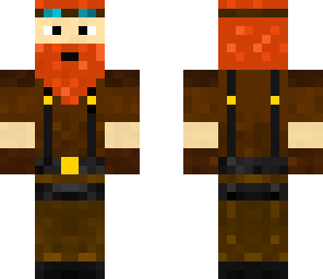 dwarven steampunk orange beard