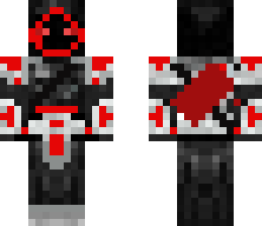 my red enderman hunter with red arrowholder