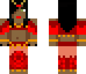 red bellydancer