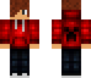 red hoodie