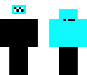 black white and blue