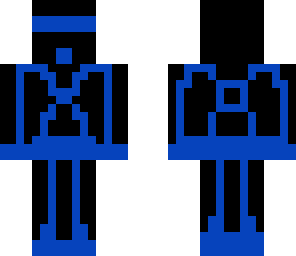 blue tron suit