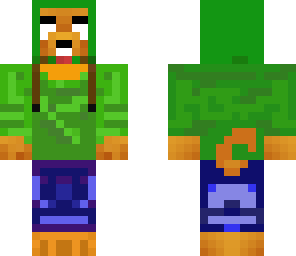 jake the dog in green hoodie