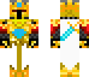awesome golden cool knight v2