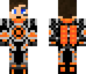 orange space man
