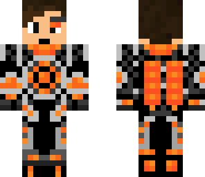 orange space man