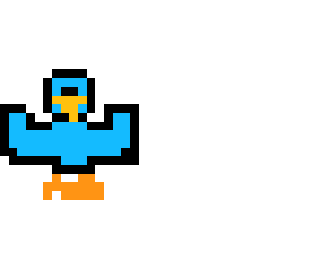 floating bird