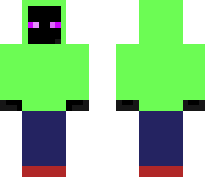 green hoodie enderman