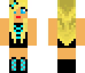 blue girl