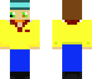 yellow and blue man
