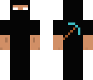 herobrine with pick