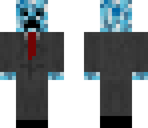blue creeper in a suit