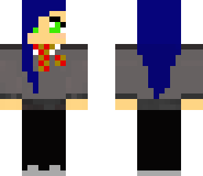 blue hair gryffindor girl