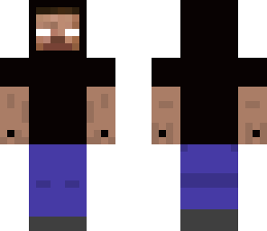 herobrine in black