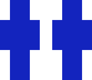 blue man