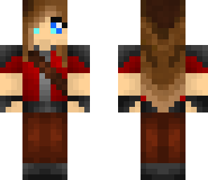 adventurer girl red