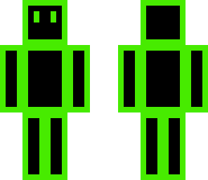 black and green