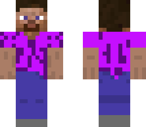 normal skin with purple t-shirt