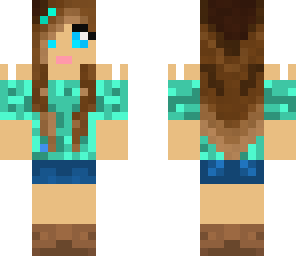 teal girl
