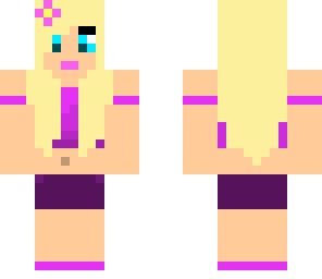 girl in purple