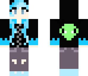 girl in blue