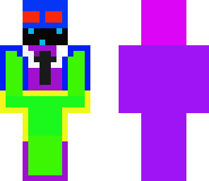 colorful zombie tux