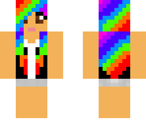 rainbow girl