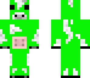 green cow