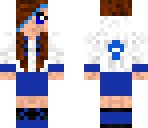 blue girl
