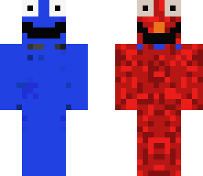 elmo cookie monster hybrid